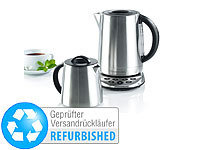 Rosenstein & Söhne 2in1-Edelstahl-Wasserkocher WSK-250.set & Teekanne (Versandrückläufer)