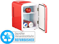 Rosenstein & Söhne Mini-Kühlschrank AC/DC, 12/230V 4l, mit Warmhalte-Funkt., rot, B-Ware; Eiswürfelbereiter mit Eiswasserspender Eiswürfelbereiter mit Eiswasserspender 
