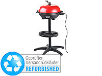 Rosenstein & Söhne 5in1-Elektro-Kugelgrill mit Temperaturregler, 1.500 W (Versandrückläuf; Dutch Ovens 