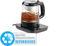 Rosenstein & Söhne 2in1-Teebereiter & Wasserkocher mit Temperaturwahl (Versandrückläufer)
