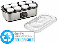 Rosenstein & Söhne Joghurt-Maker, Timer & Temperatur-Einstellung, Versandrückläufer; Heißluftfritteusen Heißluftfritteusen 