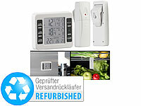 Rosenstein & Söhne Digitales Funk-Kühl & Gefrierschrank-Thermometer, Versandrückläufer